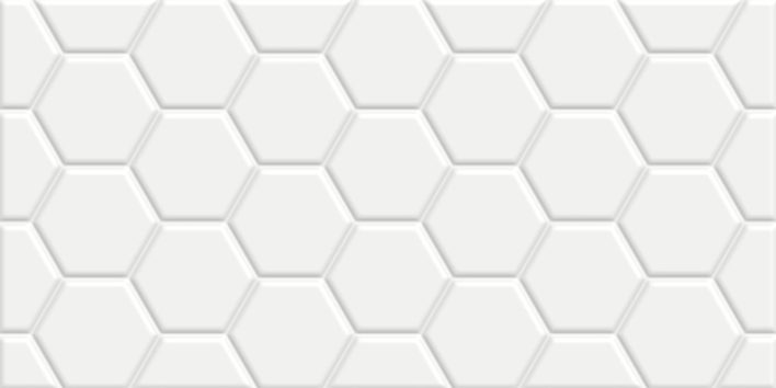 Edelweiss Hexagon White