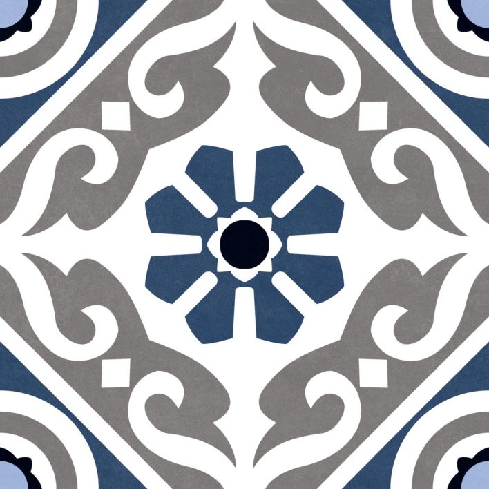 Kingstone Blue matt  196х196х8