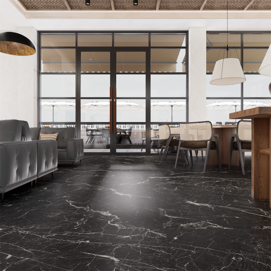 NT Ceramic Calacatta Black